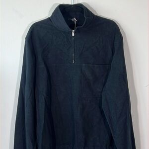 COS Half Zip Pull Over Black
